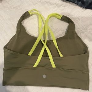 Lululemon energy longline bra medium support, B-D cups size 6